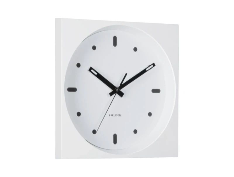 Karlsson Incesante Wandklok | Ø25cm | Wit