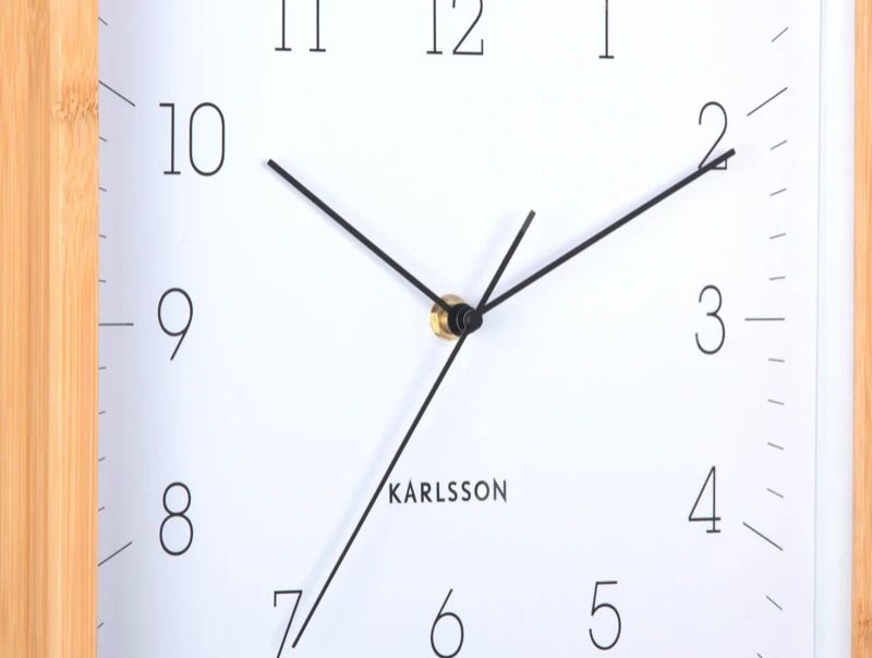 Karlsson Neat Cuadrado Wandklok | 29.2x29.2x4.5cm | Wit