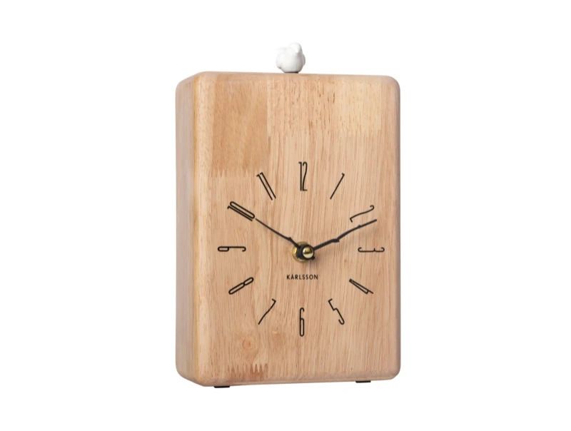 Karlsson Rama Cuckoo Wandklok | Met Koekoeksklok | 14x20x6cm | Light hout