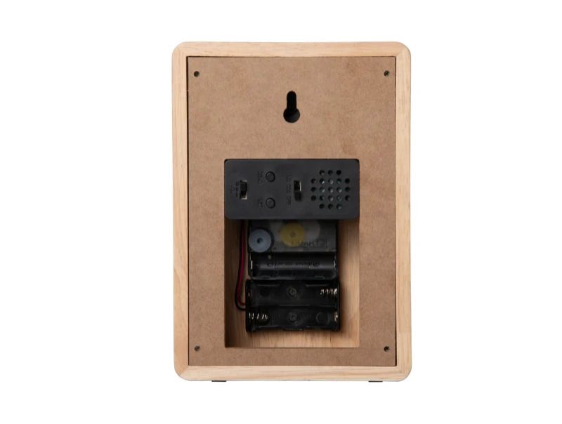 Karlsson Rama Cuckoo Wandklok | Met Koekoeksklok | 14x20x6cm | Light hout