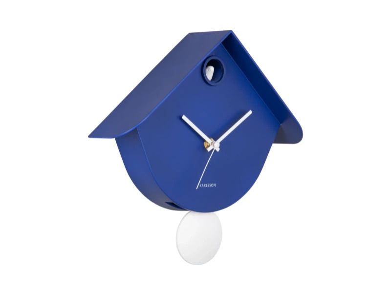 Karlsson Cool Retro Cuckoo Wandklok | Met Koekoeksklok | 25.5x25.8x7.5cm