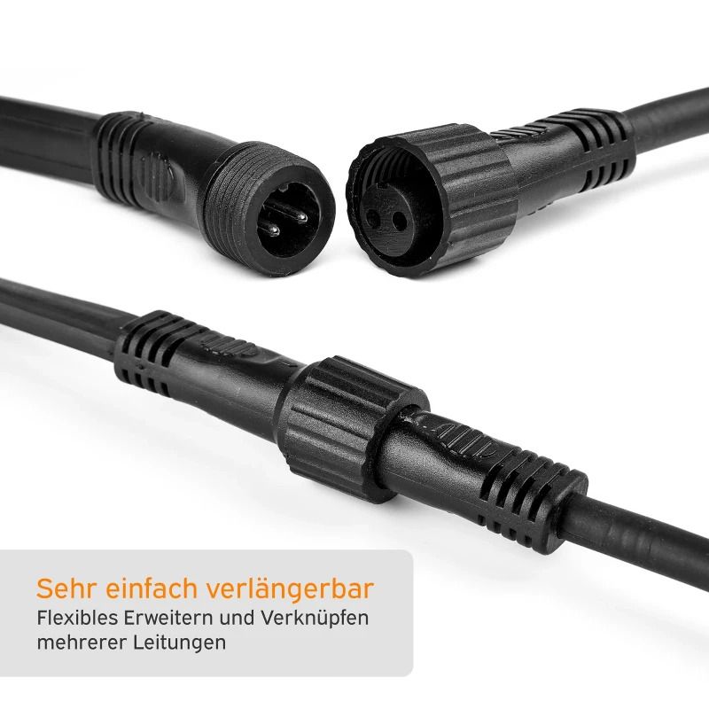 Ledmaxx Illu Prikkabel | 10m 20X E27 | IP65