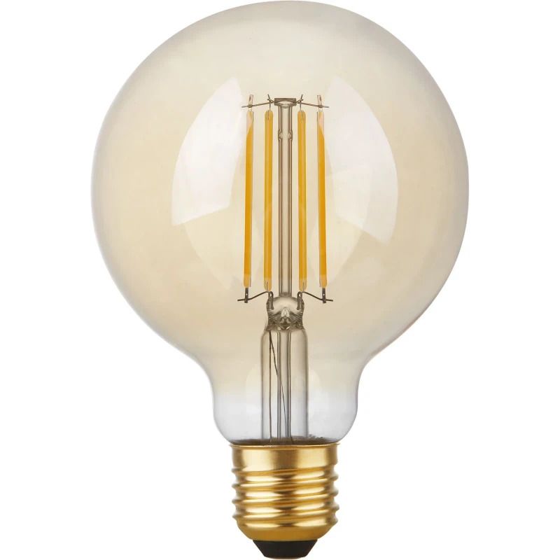 SPL E27 LED Globelamp | 4.7W Goud 2200K 220V/240V 922 | 360° Dimbaar