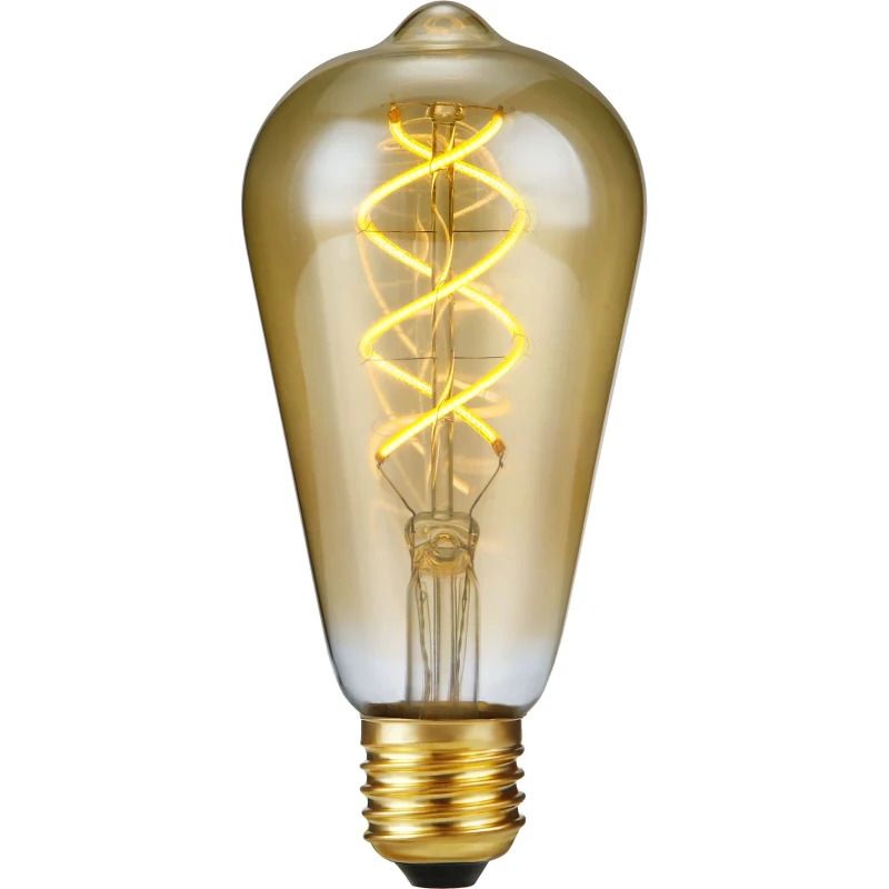 SPL E27 LED Edison Lamp | 5W Goud 2000K 220V/240V 920 | 360° Ø64mm Dimbaar