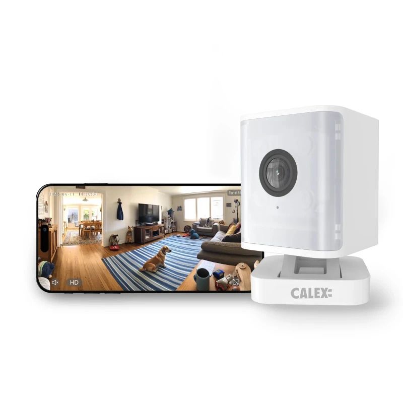 Calex Smart Binnencamera | 2K | App | Wifi | Bewegingssensor