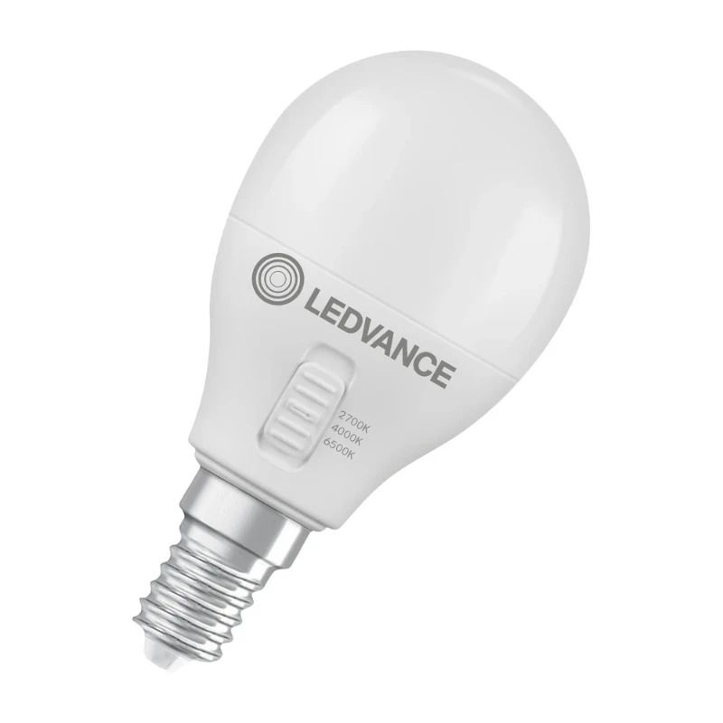 Ledvance E14 LED Lamp | 4.9W 2700K/4000K 220V/240V 827/840 470Lm | 200° Dimbaar