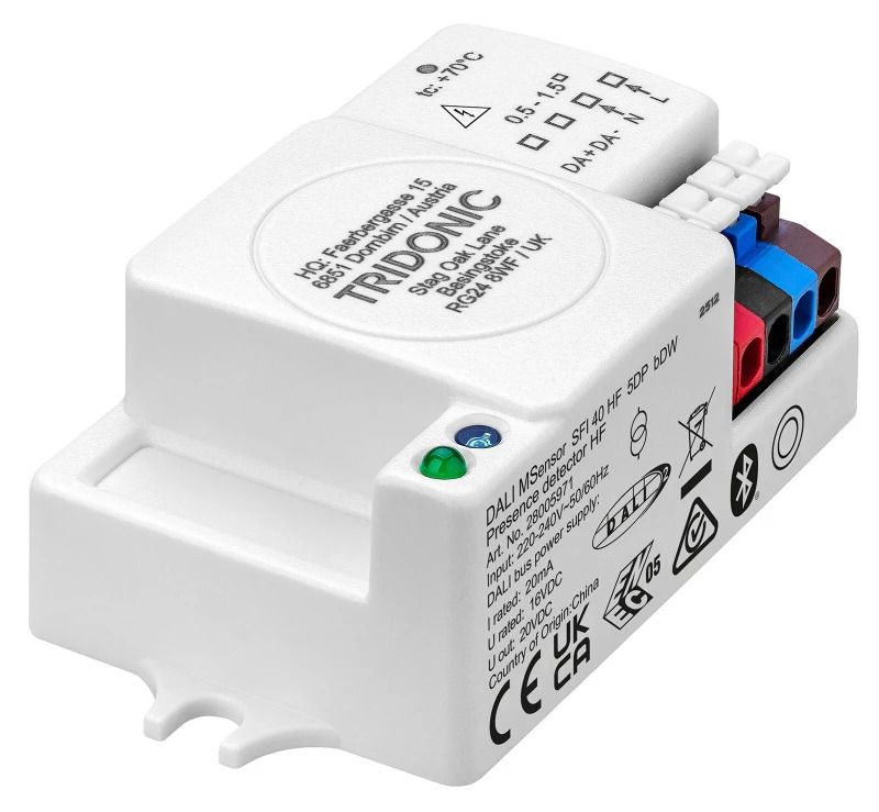 Tridonic Lichtregelsysteemcomponent | Tridonic DALI MSensor SFI 40 HF 5DP bDW