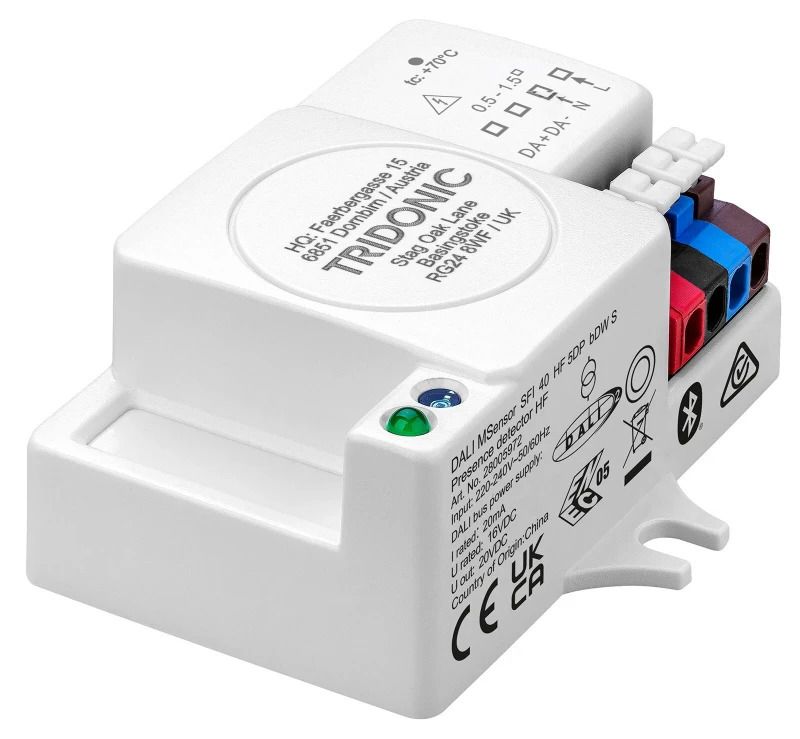 Tridonic Lichtregelsysteemcomponent | Tridonic DALI MSensor SFI 40 HF 5DP bDW S