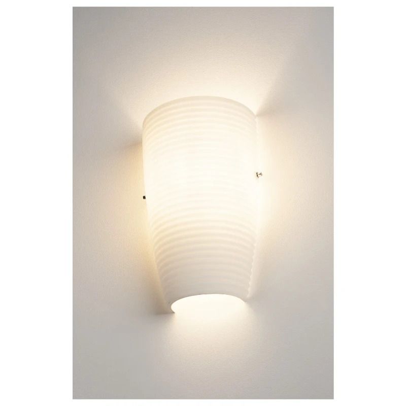 SLV LED Wandlamp | 1X E27 Max 40W  | IP20 Dimbaar Wit | PURISA