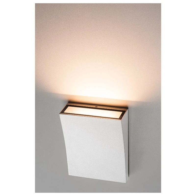 SLV LED Wandlamp | 10W 3000K 840lm 830 | IP44 Wit | DELWA