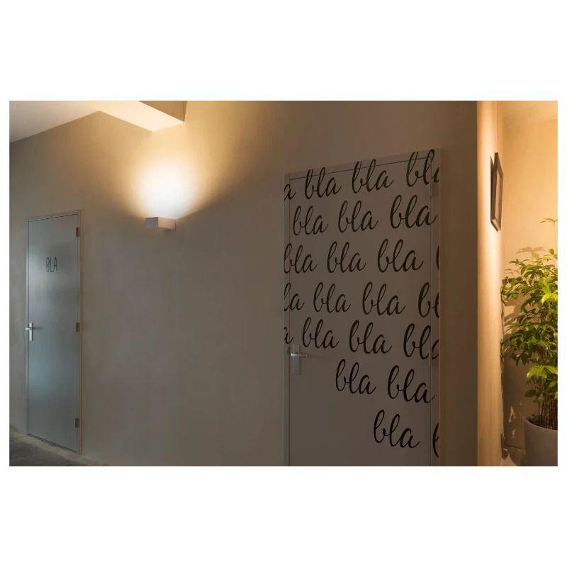 SLV LED Wandlamp | 15W 3000K 1400lm 830 | IP20 Dimbaar Wit | SHELL