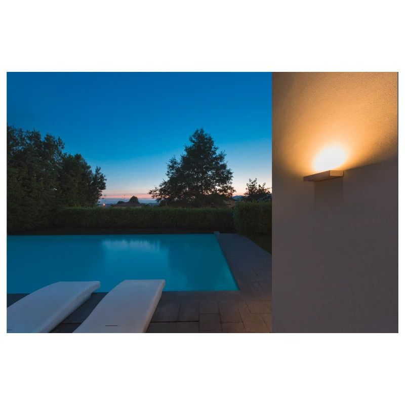 SLV LED Wandlamp | 7.7W 3000K 640lm 30 | IP54 Wit | PEMA