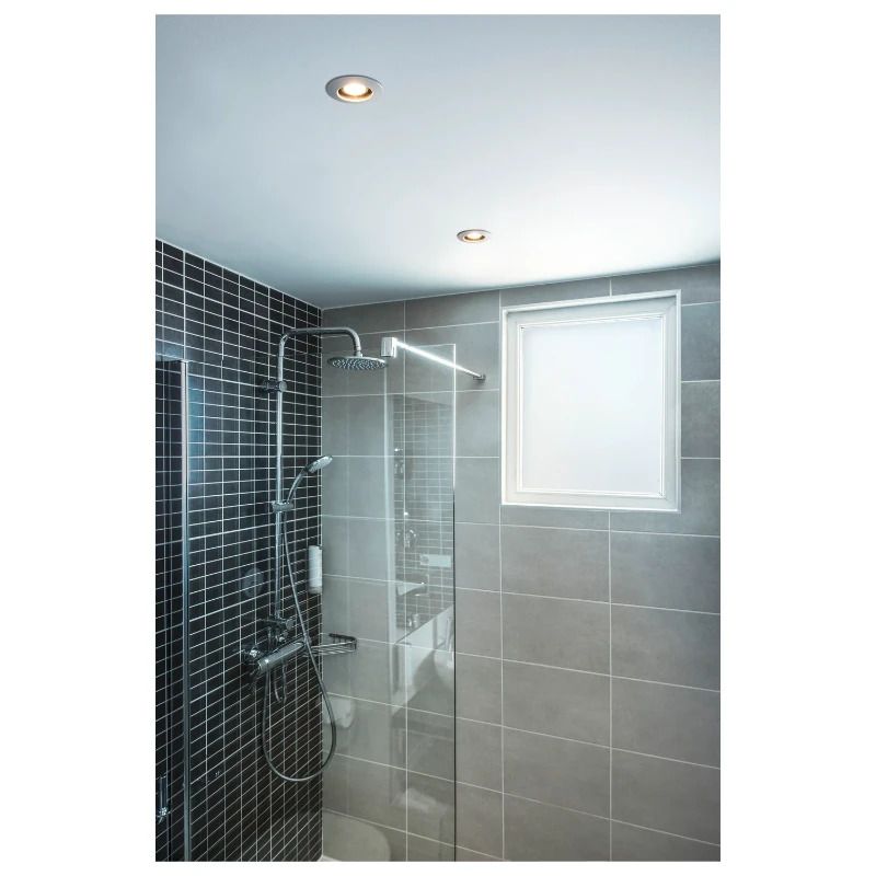 SLV LED Inbouwarmatuur Ø75mm | 1X GU10 Max 5W IP20 | Dimbaar | VARU