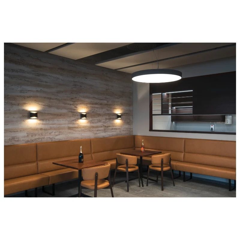 SLV LED Wandlamp | 9.2W 2700K 250lm 827 | IP20 Dimbaar Zwart | CARISO