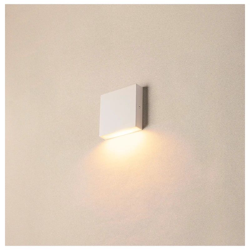 SLV LED Wandlamp | 3W 3000K 75lm 930 | IP20 Wit | QUAD
