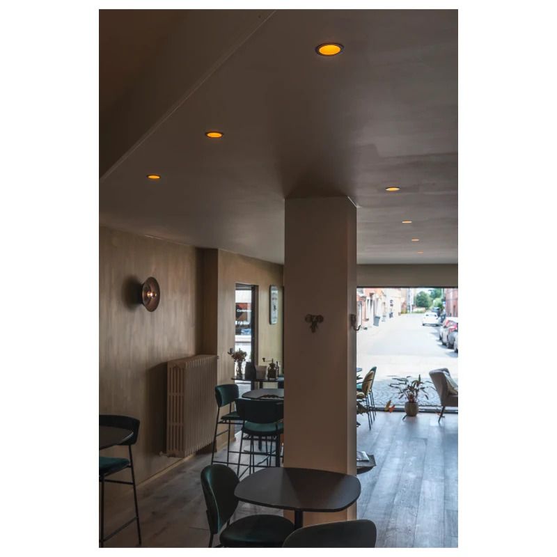 SLV LED Plafond- Wandlamp | 1X E27 Max 60W  | IP20 Dimbaar Zwart | BATO