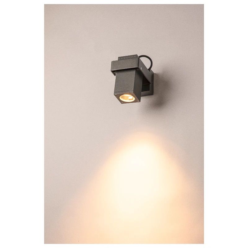 SLV LED Plafond- Wandlamp | 1X GU10 Max 7W | IP65 Dimbaar | THEO