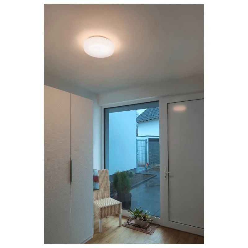 SLV LED Plafond- Wandlamp | 18W 3000K/4000K 2300lm 830/840 | IP44 DALI Dimbaar Wit | LIPSY