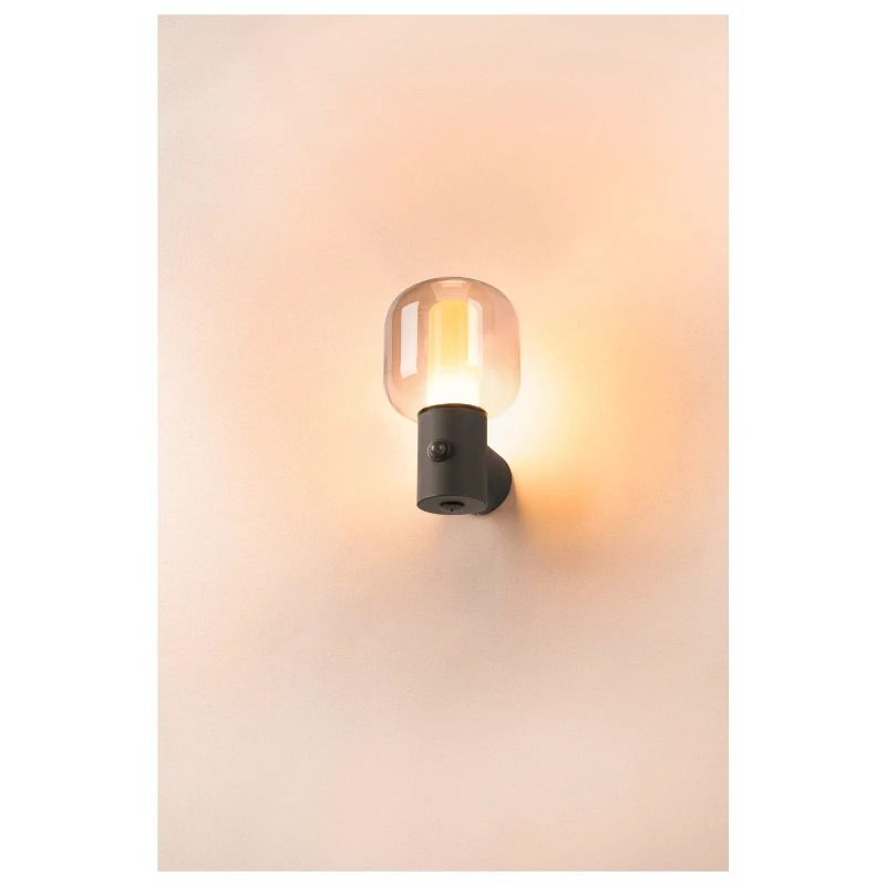 SLV LED Wandlamp | 9.6W 3000K/4000K 630lm 830/840 | IP65 Sensor Wit | OVALISK