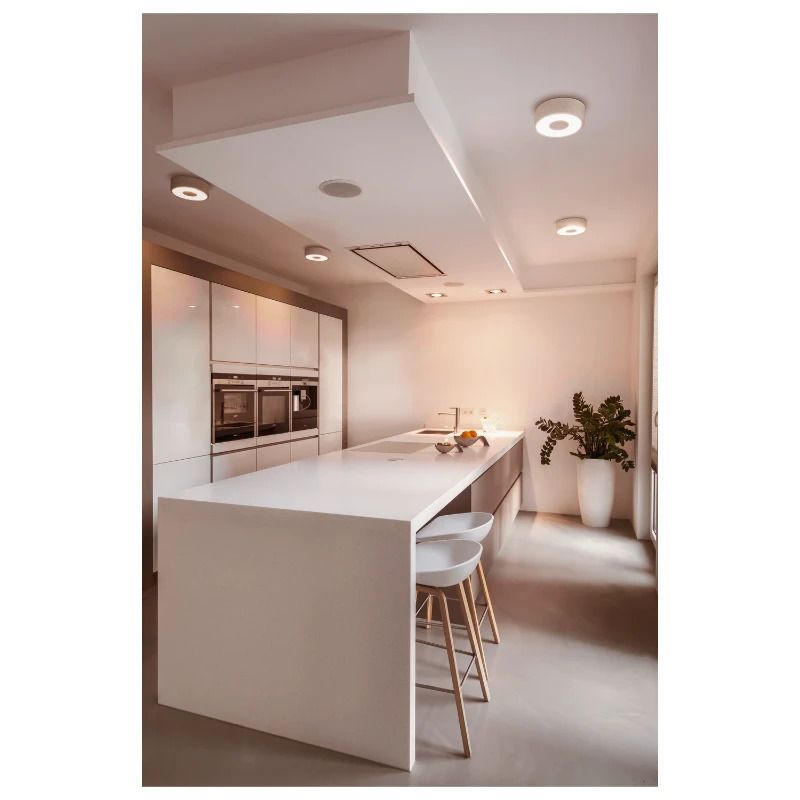 SLV LED Plafondlamp | 24W 3000K 1500lm 830 | IP20 Dimbaar Wit | OCCULDAS