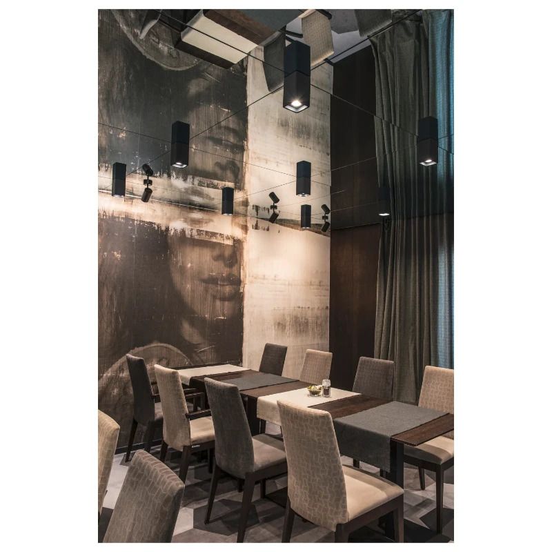 SLV LED Plafond- Wandlamp | 1X GU10 Max 50W | IP20 Dimbaar Zwart | ENOLA