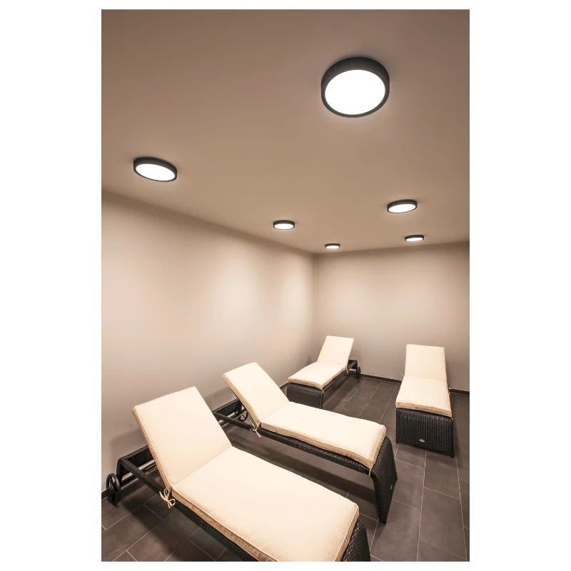 SLV LED Plafondlamp | 21W 3000K 1430lm 830 | IP44 | AINOS