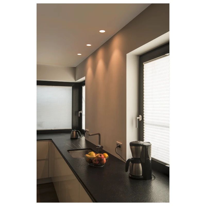 SLV LED Inbouwarmatuur Ø110mm | 1X GU10 Max 35W IP20 | Dimbaar | PLASTRA