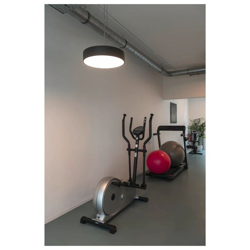 SLV LED Plafond- Wandlamp | 30W 3000K/4000K 2800lm 830/840 | IP20 DALI Dimbaar Zwart | MEDO