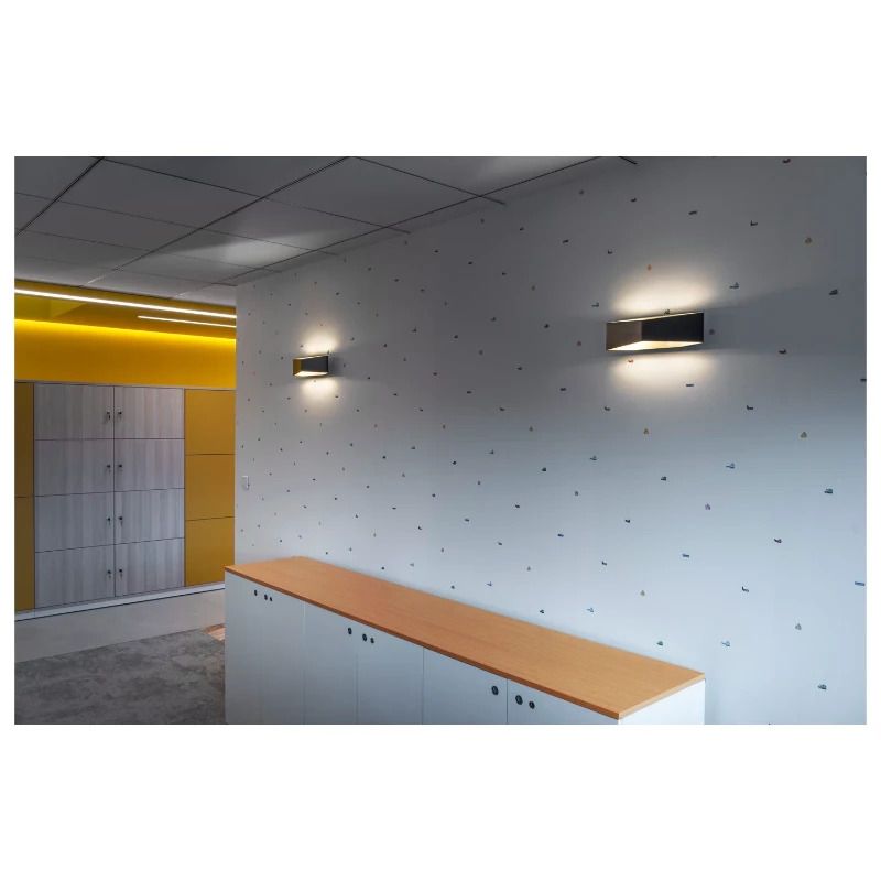 SLV LED Wandlamp | 21W 1700K 580lm 917 | IP20 Dimbaar Zwart | CARISO