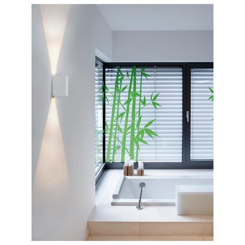 SLV LED Wandlamp | 6.4W 3000K 250lm 30 | IP44 Wit | QUAD