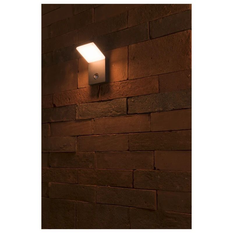SLV LED Wandlamp | 9W 3000K 740lm 830 | IP44 Sensor | ORDI