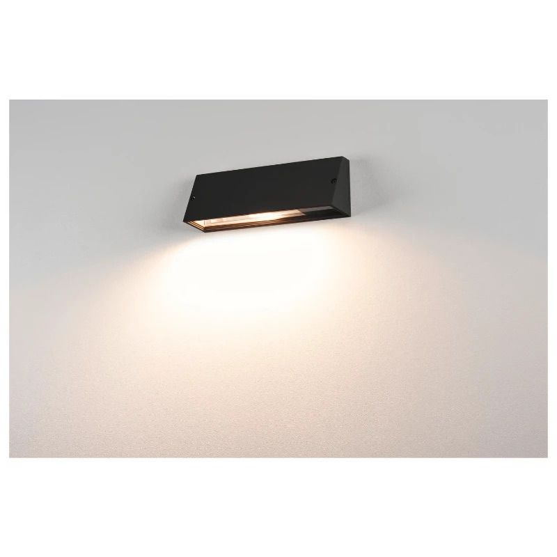 SLV LED Wandlamp | 1X E27 Max 15W | IP65 Dimbaar Zwart | PEMA