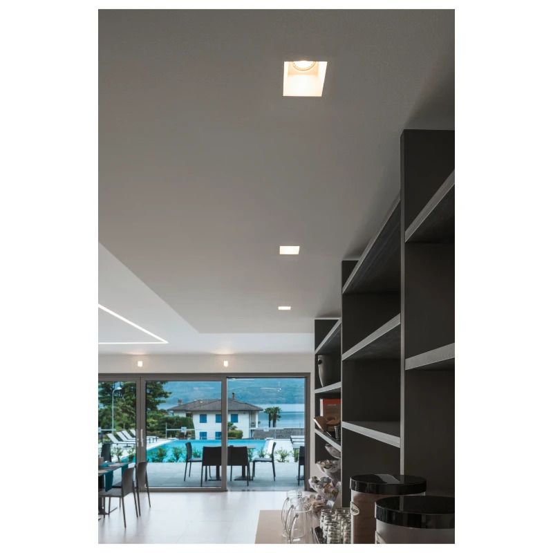 SLV LED Inbouwarmatuur Ømm | 1X GU10 Max 35W IP20 | Dimbaar | PLASTRA