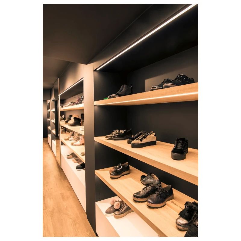 SLV Onderdeel | GRAZIA 10 LED opbouwprofiel | vlak | geribbeld | 2 m | aluminium