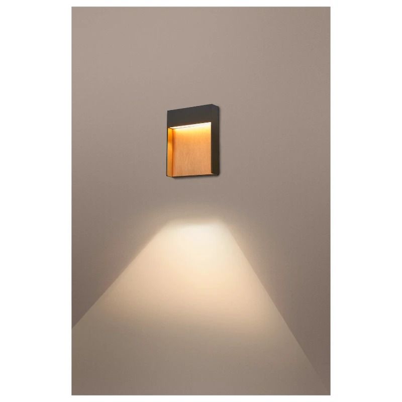 SLV LED Wandlamp | 14W 3000K/4000K 500lm 830/840 | IP65 | FLATT