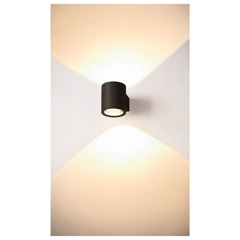 SLV LED Up-Downlighter | 15W 2000K 44lm 920 | IP20 Dimbaar Zwart | OCULUS