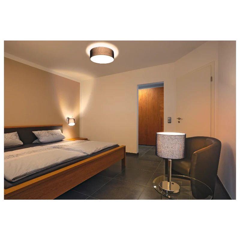 SLV LED Wandlamp | 1X E27 Max 60W | IP20 Dimbaar Zwart | TENORA