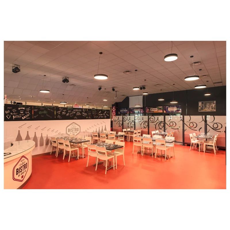 SLV LED Plafondlamp | 28W 3000K 2450lm 830 | IP20 Dimbaar Zwart | MEDO