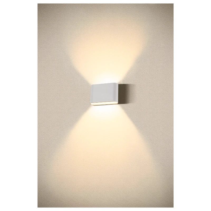 SLV LED Wandlamp | 5.7W 2700K/3000K 560lm 827/830 | IP65 Wit | OVAL