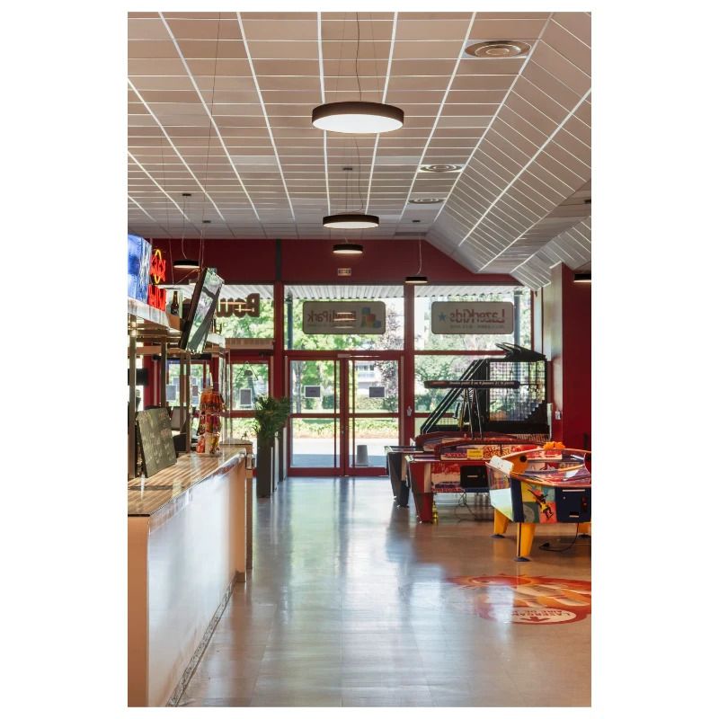 SLV LED Plafondlamp | 38.3W 3000K 4000lm 830 | IP20 Dimbaar Zwart | MEDO