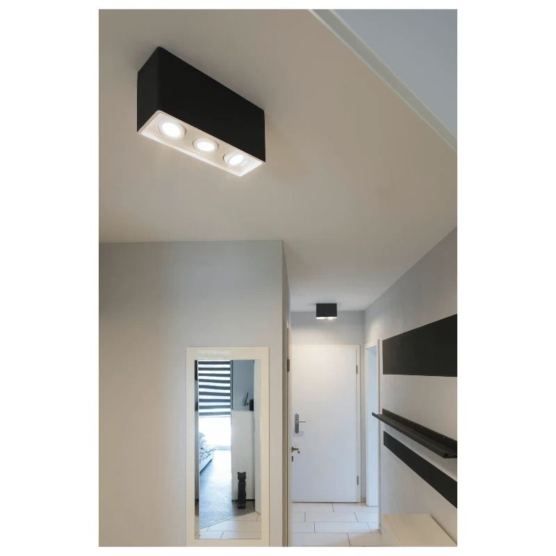 SLV LED Plafondlamp | 3X GU10 Max 35W 9 | IP20 Dimbaar Wit | PLASTRA