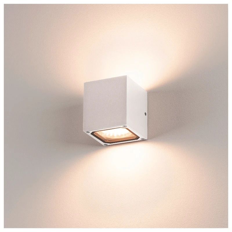 SLV LED Wandlamp | 2X GX53 Max 9W | IP44 Wit | SITRA