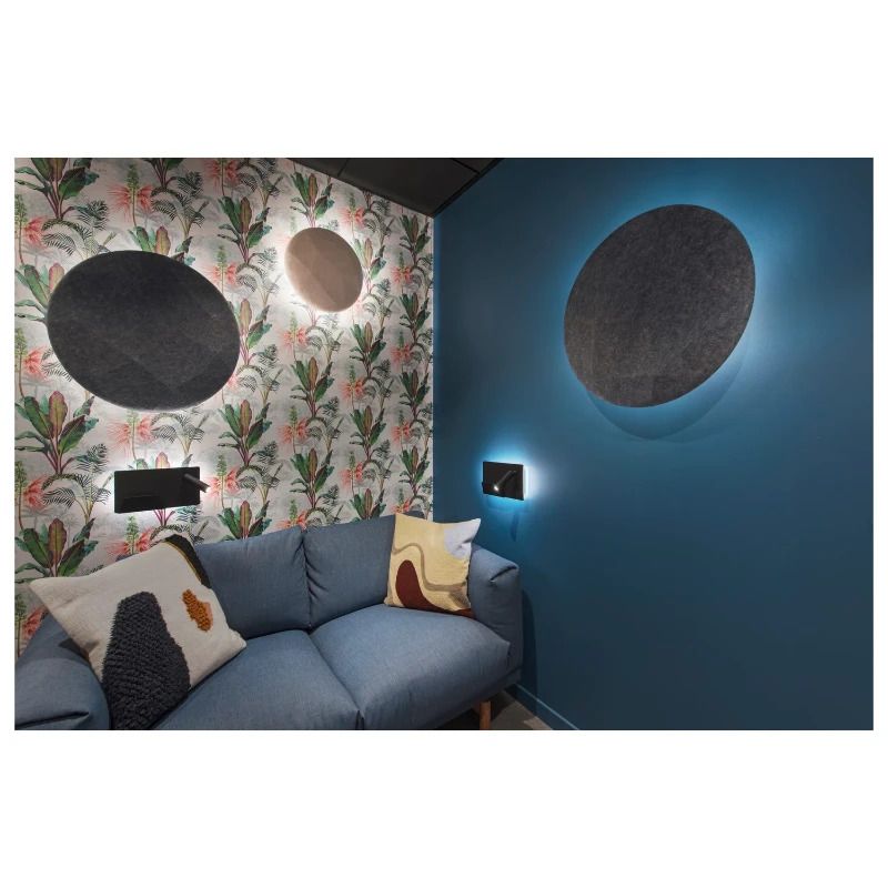 SLV LED Wandlamp | 15W 3000K 490lm 930 | IP20 Zwart | SOMNILA