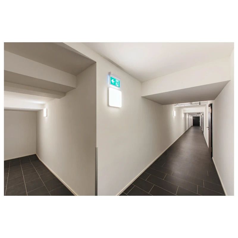 SLV LED Plafond- Wandlamp | 24W 3000K 2200lm 930 | IP44 Sensor Wit | SIMA