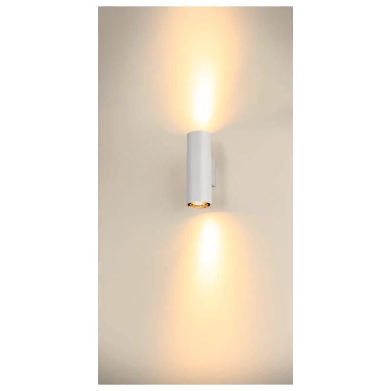 SLV LED Wandlamp | 2X GU10 Max 10W | IP20 Dimbaar Wit | ASTO