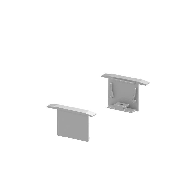 SLV Onderdeel | GRAZIA 20 inbouwprofiel eindkappen | 2 stks. | aluminium