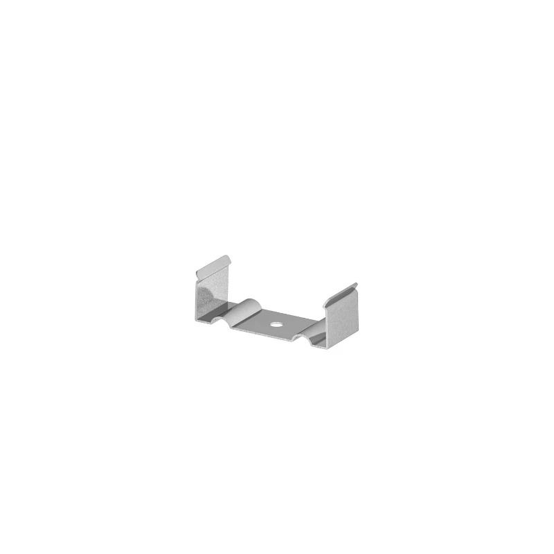 SLV Onderdeel | Montageklem zichtbaar voor GRAZIA 20 LED opbouwprofiel | geribbeld | 2 s