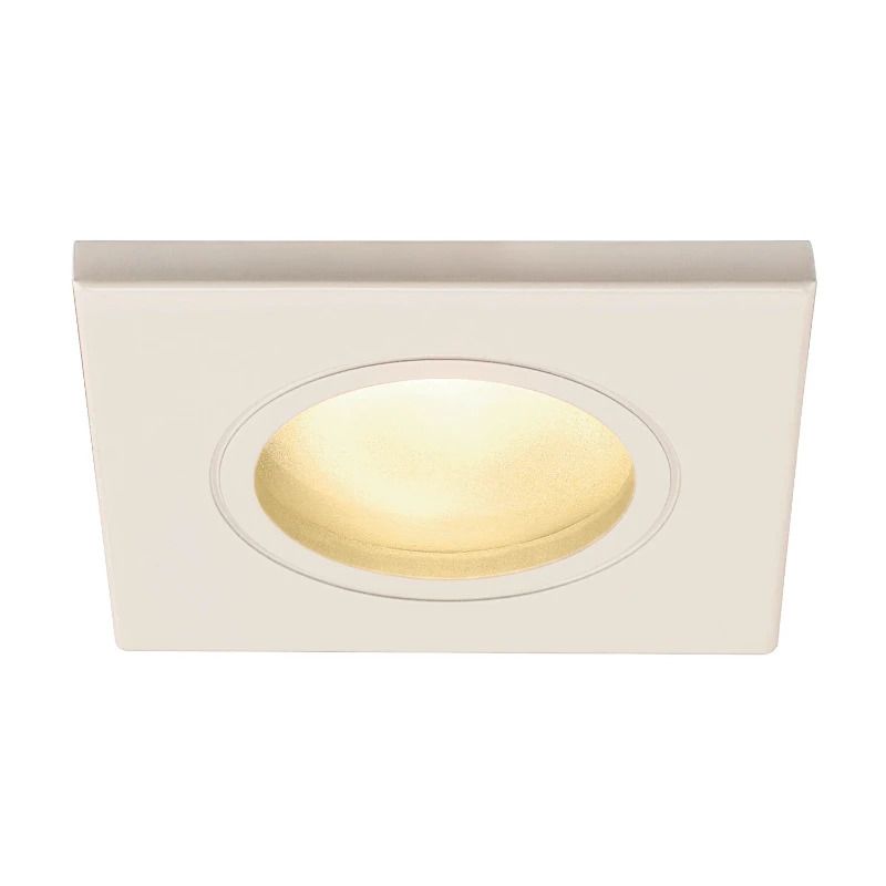 SLV LED Inbouwarmatuur Vierkant | 1X GU10 Max 50W IP65 | Dimbaar | DOLIX