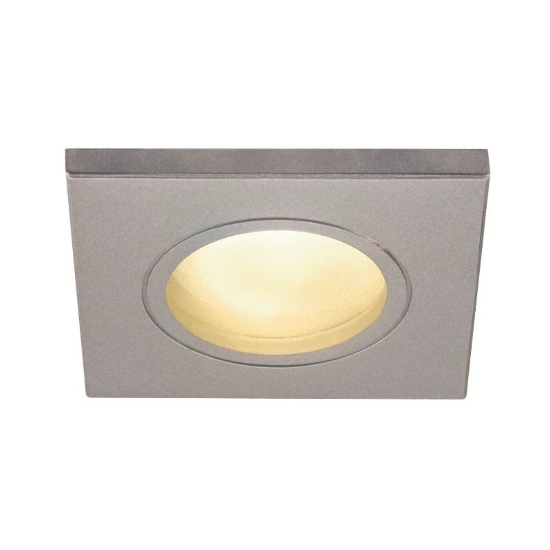 SLV LED Inbouwarmatuur Vierkant | 1X GU10 Max 50W IP65 | Dimbaar | DOLIX