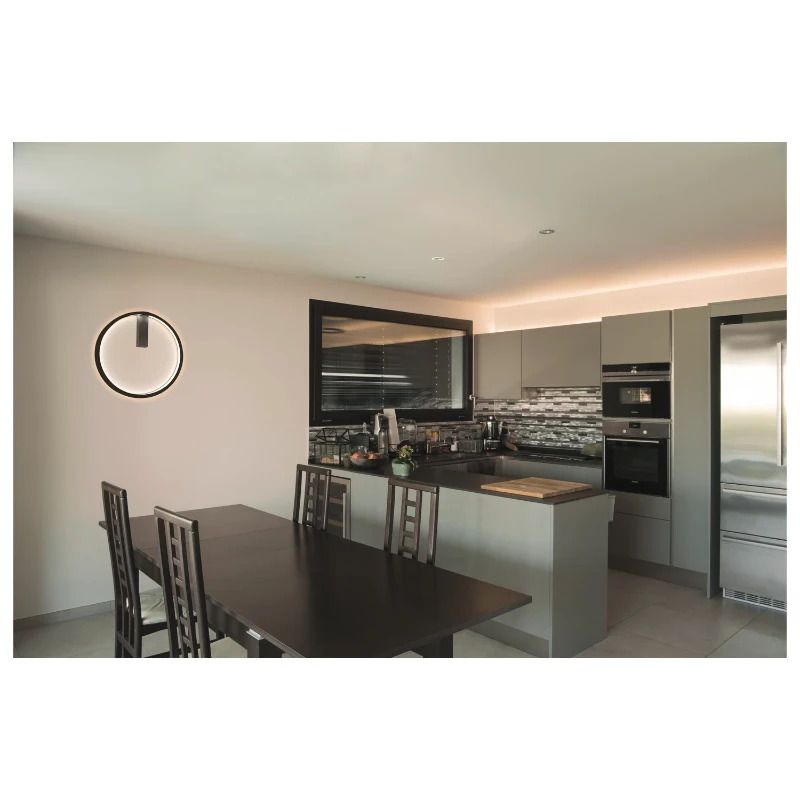 SLV LED Wandlamp | 24W 3000K/4000K 1430lm 930/940 | IP20 DALI Dimbaar Zwart | ONE